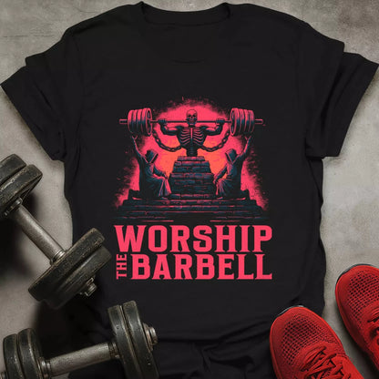 Worship The Barbell T-Shirt - AstraLifts