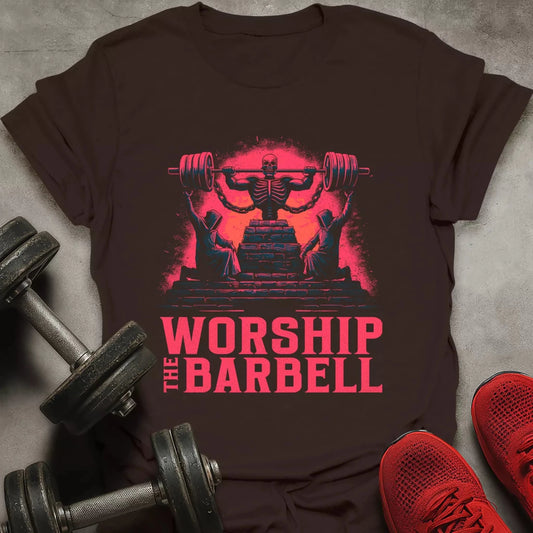 Worship The Barbell T-Shirt - AstraLifts